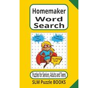 Homemaker Word Search: Word searches with easy to read print about Homemaker, Multitasking, Dog Grooming, and more | 6x9 inches, 110 pages | 50+ puzzles… Gift for vacations, holidays and free times