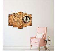 Homemania DEC4M021 Quadro da Parete, Disegno Cornice, Multicolore in MDF, 19 x 0.3 x 60 cm