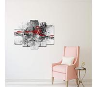 Homemania DEC4M113 Quadro da Parete, Disegno Cornice, Multicolore in MDF, 19 x 0.3 x 60 cm