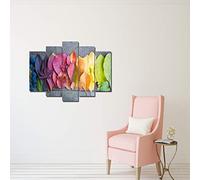 Homemania DEC4M167 Quadro da Parete, Disegno Cornice, Multicolore in MDF, 19 x 0.3 x 60 cm