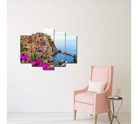 Homemania DEC4M205 Quadro da Parete, Disegno Cornice, Multicolore in MDF, 19 x 0.3 x 60 cm