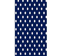 Homemania EXFAB52-80X120CM Tappeto Stampato Classic Dots 1 Per Salotto, Sala, Camera Da Letto, Cameretta Stampa, Moderno, Blu, Bianco, in Poliestere, Cotone, 80x120 cm