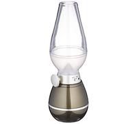 Homemania HOMPT_0033 Lampada da Tavolo Brigida, Multicolore in Metallo, Vetro, 21 x 7.5 x 8 cm, 1 x LED, Max 0.4W, 30LM, 300K