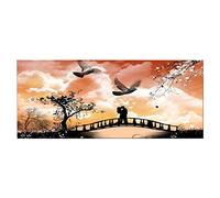 HOMEMANIA Quadro Bridge - Arte E Graffiti - per Soggiorno, Camera - Multicolore in Poliestere, Legno, 70 x 3 x 100 cm