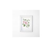 HOMEMANIA Quadro Con Cornice - Natura, Fiori - Decorazione da Parete, Wall Art, Muro - per Soggiorno Camera - Multicolore in Poliestere, MDF, 30 x 3,6 x 40 cm