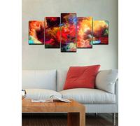 Homemania Quadro da Wall-Art e Graffiti-per soggiorno, camera da letto, multicolore in poliestere, legno, 100 x 2 x 60 cm
