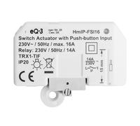 HMIP FSI16 - Attuatore di commutazione con ingresso a pulsante (16 A) - monta