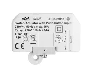 Homematic IP Smart Home Dimmaktor Unterputz - Phasenabschnitt, dimmt Leuchten per App, Alexa & Google Assistant, digitaler Phasenabschnittsdimmer für dimmbare Leuchtmittel und LED-Lampen, 150609A0