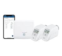 Homematic IP Smart Home Starter Set di Riscaldamento, Controllo Digitale per Riscaldamento con o Senza App, Alexa, Google Assistant, Facile Installazione, Risparmio energetico, termostato, termostato