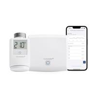Homematic IP Starter Set Mini Riscaldamento - Standard, Smart Home, controllo digitale riscaldamento + app, Alexa, Google Assistant, facile installazione, risparmio energetico, termostato, termostato