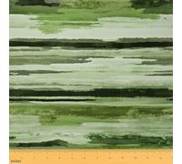 Homemissing Green Abstract Rust Art Tessuto 92x150cm Geometric Modern Chic Tessuti Per Cucire Crafting Stripe Line Decorazione All ' Aperto Impermeabile Per Progetti Fai Da Te A Casa Agriturismo