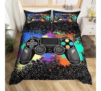 Homemissing Jeux Sets De Set Copripiumino 3d Jeux Vidéo Housse Couette Enfants Adolescents Garçons Et Filles 135x200cm Tie Dye Parure