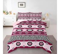 Homemissing sud-occidentale azteca Set Piumini 200x200cm ragazzi morbidi ragazze, rustico occidentale esotico tribale boemo stampa Letto Trapuntato camera da letto 3 pezzi con 2 custodie per cuscini