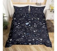 Homemissing Universo Pianeta Decorazione dell'Universo Galassia Stellare Constellation Copripiumini Stile Boemo Super Soft Decorazione della Camera da letto Set Copripiumino 200x200cm