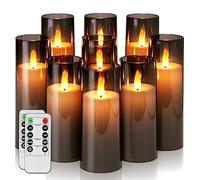 Homemory Set di candele senza fiamma