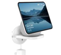 HomeMount Supporto da Parete per Show 11 e Dot Max, Supporto Universale per HomePod Mini, Google Nest Mini, Nest Wi-Fi Point & Cam - Salvaspazio con Gestione Cavi Integrata (Bianco - 1P)
