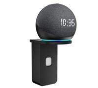 HomeMount Ultimate 3-in-1 - Supporto da parete per Echo Dot/Pop e Google Nest Mini, soluzione salvaspazio con installazione senza trapano, supporto regolabile e gestione dei cavi
