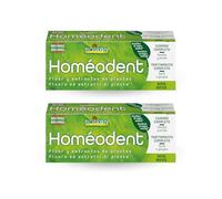 Homéodent - Dentifricio Trattamento Completo Denti e Gengive, Aroma Anice con Estratti Vegetali, Riduce la Placca, Ingredienti di Origine Naturale - 2 Tubi da 75 ml (2 x 75 ml)