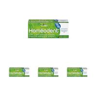 Homéodent - Dentifricio Trattamento Completo Denti e Gengive, Aroma Clorofilla con Estratti Vegetali, Riduce la Placca, Ingredienti di Origine Naturale - Tubo da 75 ml (Confezione da 4)