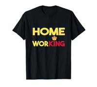 Homeoffice Homeworking Re del lavoro domestico Maglietta