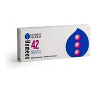 Homeos 42 - Medicinale omeopatico - 6 Tubi dose da 1 g