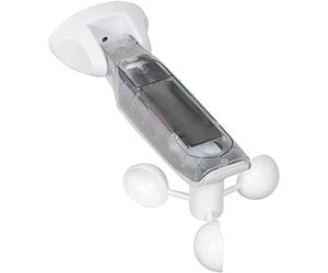 HOMEPILOT - Sensore sole/vento smart | Stazione meteo solare per il controllo della protezione solare e del vento. Batteria integrata. Per il controllo mirato di tapparelle e tende da sole.