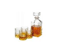 HomePlaceEU - Decanter per whisky e vino, in vetro dal taglio classico, regalo barcraft - bottiglia di vino, scozzese, brandy e acqua (decanter per whisky)