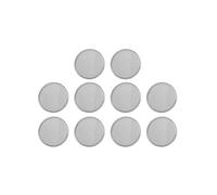 Homeponnew 10 capsule di plastica trasparente da 70 mm con 10 anelli interni per raccogliere monete, conservare ed esporre 5