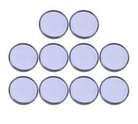 Homeponnew 10 capsule di plastica trasparente da 70 mm con 10 set di anelli interni per raccogliere monete, conservare ed esporre 1