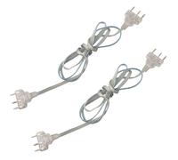 Homeponnew 2 cordoncini Epee per recinzioni, filo trasparente da 50 cm con struttura in PVC+rame, compatibile con sistema di punteggio, connessione affidabile per allenamento e competizione