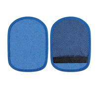 Homeponnew 2 guanti morbidi per la rimozione della sabbia da spiaggia, per 20 x 15 cm, 2 pezzi da spiaggia adatti per esterni, rendendoli una scelta per i bagnanti o anche al parco (blu)