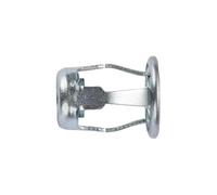 Homeponnew 20 dadi di espansione con viti, in acciaio zincato, colore argento, per pareti cave, compensato, fogli di plastica, dimensioni M5 e M6, compatibili con fissaggio a piastra sottile