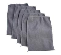 Homeponnew 5 panni esfolianti da bagno coreani italiani asiatici in cotone coreano, non si deforma facilmente e esfoliano più delicatamente la pelle in poliestere e cotone (grigio)