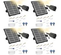 Homeponnew Aeratore solare per laghetto con tecnologia silenziosa del motore e attivazione della luce solare, per acquacoltura o corpi idrici artificiali(4)