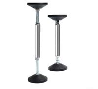 Homeponnew Asta di supporto telescopica regolabile in acciaio inossidabile con base rinforzata per bagno, mobili da cucina, supporti TV e installazione sotto il bacino, capacità di carico 300 kg (37