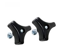 Homeponnew Bulloni di ricambio per manico tosaerba e viti triangolari, 2 set, diametro 7,74 mm, compatibili con la maggior parte dei tosaerba, nero