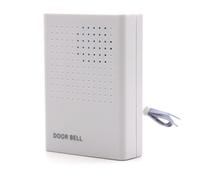 Homeponnew Campanello per casa, a batteria, senza fili, con suono Ding-Dong, facile installazione, design ABS resistente alle intemperie, bianco