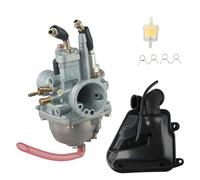 Homeponnew Carburatore per Polaris Predator 50 90 e Scrambler 50/90 2001-2007, compatibile con modelli Sportsman 90, JOG 50 90 100cc 4DM, include scatola filtro aria morsetti filtro carburante