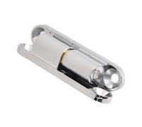 Homeponnew Cerniera rimovibile per anta dell'armadio, 180°, in lega di zinco, per porte interne in legno e metallo, 60 x 14 mm, 80 x 14 mm, argento (confezione da 1)