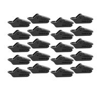 Homeponnew Clip riutilizzabili resistenti per teloni a coccodrillo per tende e strutture ombreggianti da giardino, 33 mm x 10 mm x 13 mm, morsetti in plastica, confezione da 10 o 20 pezzi (20 pezzi)