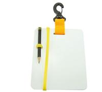 Homeponnew COMUNICAZIONE SUBACQUEA MIGLIORATA Questa lavagna permette ai subacquei di comunicare efficacemente scrivendo messaggi con una matita cruciale per la sicurezza in acqua...