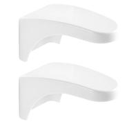 Homeponnew Confezione da 2 portasapone con ventosa e design magnetico, portasapone da parete in ABS e portaspugna per cucina e bagno, bianco