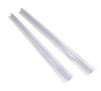 Homeponnew Confezione da 2 strisce di tenuta per porta della vasca da bagno da 50 cm, per box doccia, guarnizione deflettore d'acqua compatibile con vetro spesso 6/8/10/12/15 mm, protezione in gomma