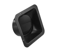 Homeponnew Connettore per condotto flangia quadrata adattatore in plastica ABS con valvola di ritegno per tubo di diametro 100 mm o 150 mm, compatibile con aspiratori da bagno o cucina e cappe da