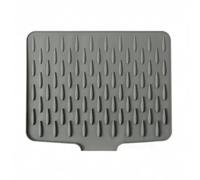 Homeponnew Controsoffitto inclinato Soft Gel Pad per l'essiccazione dei piatti, isolamento termico e antiscivolo - grigio (3pcs)