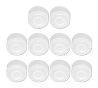 Homeponnew Coperchi per bottiglie d'acqua a scatto, confezione da 10, diametro 55 mm, a prova di perdite e chiusura sterile, per contenitori standard riutilizzabili per acqua e bevande, blu e bianco