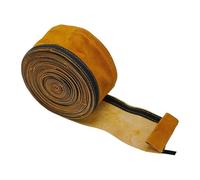 Homeponnew Copertura per cavo torcia TIG da 3,5 m per cavi MIG/Plasma, resistente guaina in pelle bovina a due strati, resistente all'abrasione e alla fiamma, giallo, 10 m