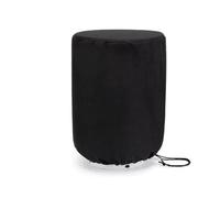 Homeponnew Copertura per serbatoio propano con piano rigido per cilindro standard da 9,1 kg, tessuto Oxford impermeabile con coulisse, nero