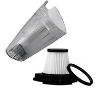 Homeponnew Coppa e filtro di ricambio per aspirapolvere SC861 SC861A U1, compatibile con modelli SC861/SC861A, 1 contenitore per la polvere con filtro incluso