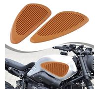 Homeponnew Cuscinetto antiscivolo per serbatoio del carburante, in silicone, per protezione dell'aria laterale e ginocchia, nero/grigio/chiaro/marrone scuro, misura universale per la maggior parte